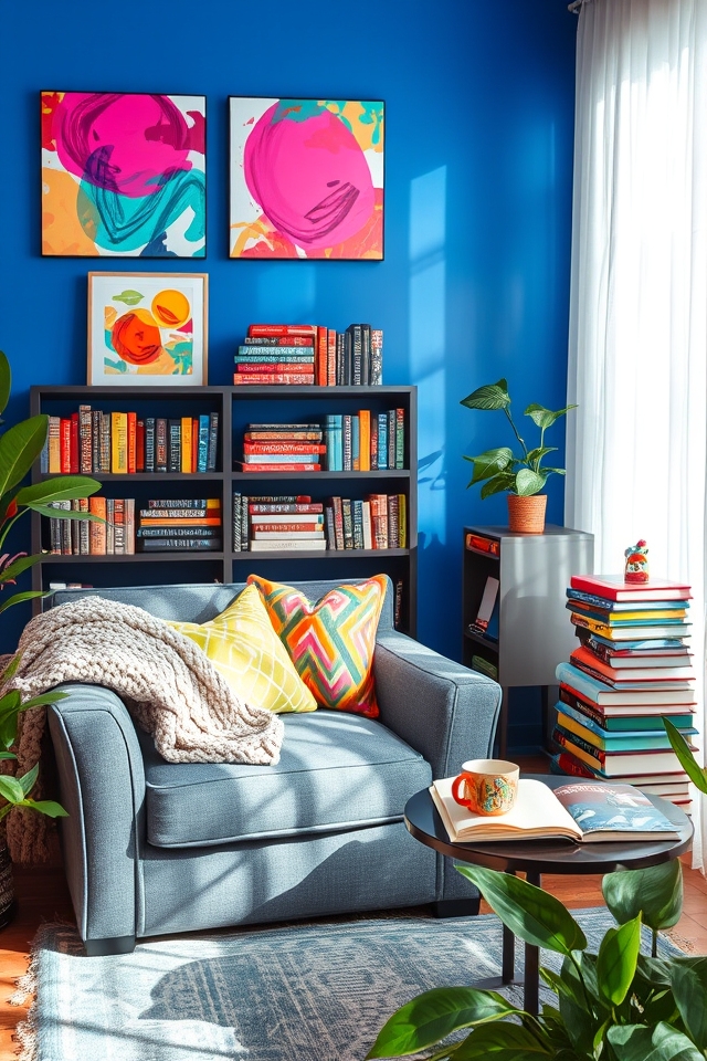 vibrant color explosion decor