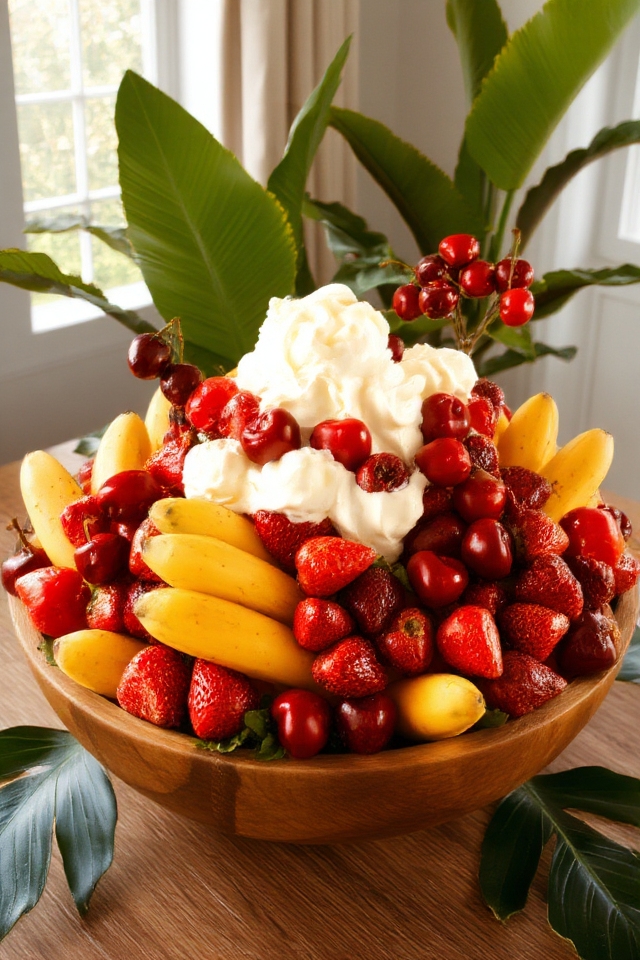 vibrant fruit centerpiece arrangement