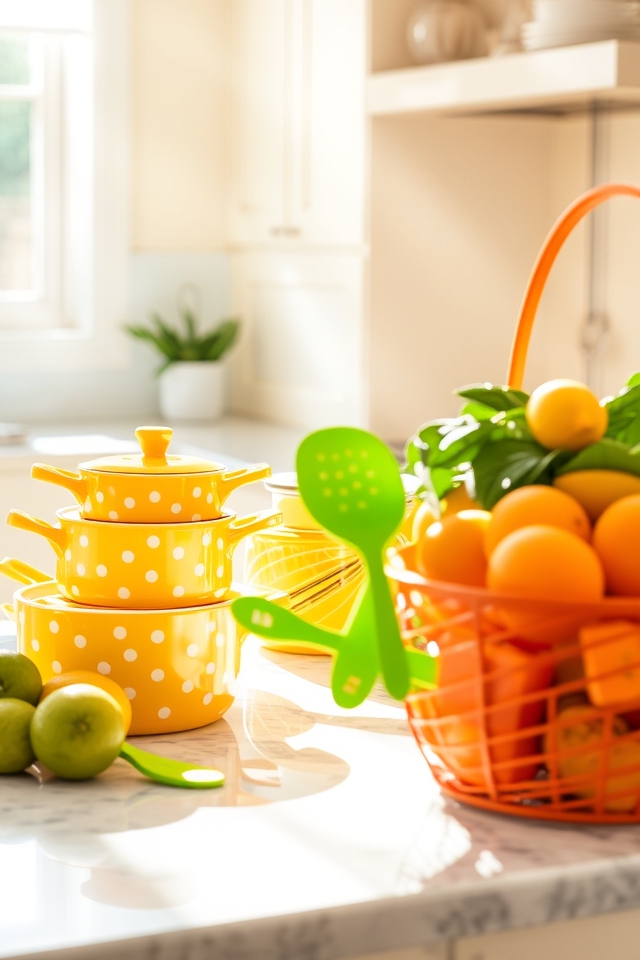 vibrant kitchen cookware essentials
