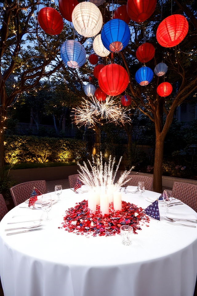 vibrant labor day decorations