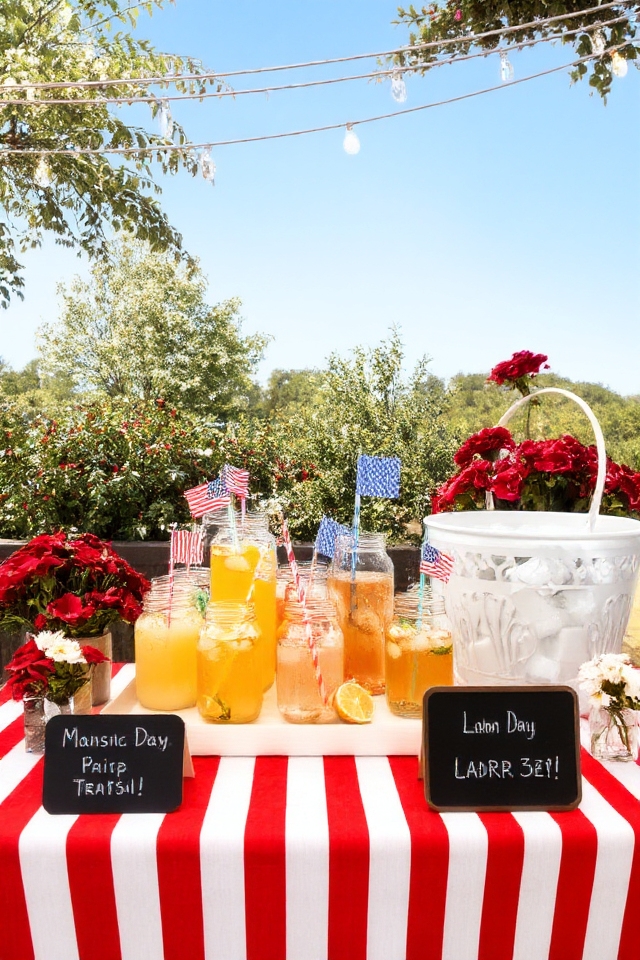 vibrant labor day drinks