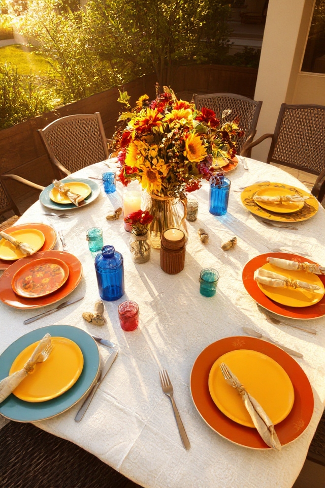 vibrant outdoor dining essentials