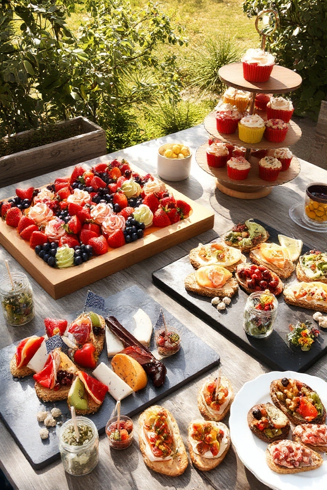 vibrant platters artistic arrangements