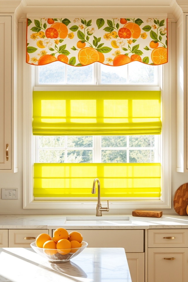 vibrant playful window treatments