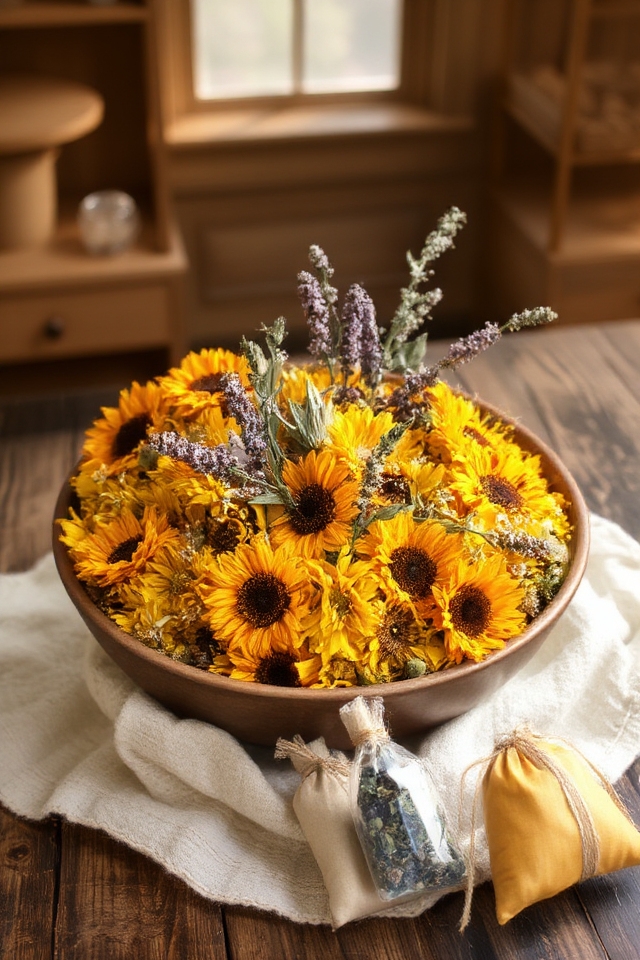 vibrant sunflower potpourri fragrance