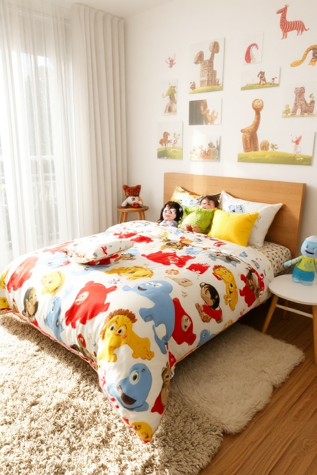 vibrant themed bedding excitement