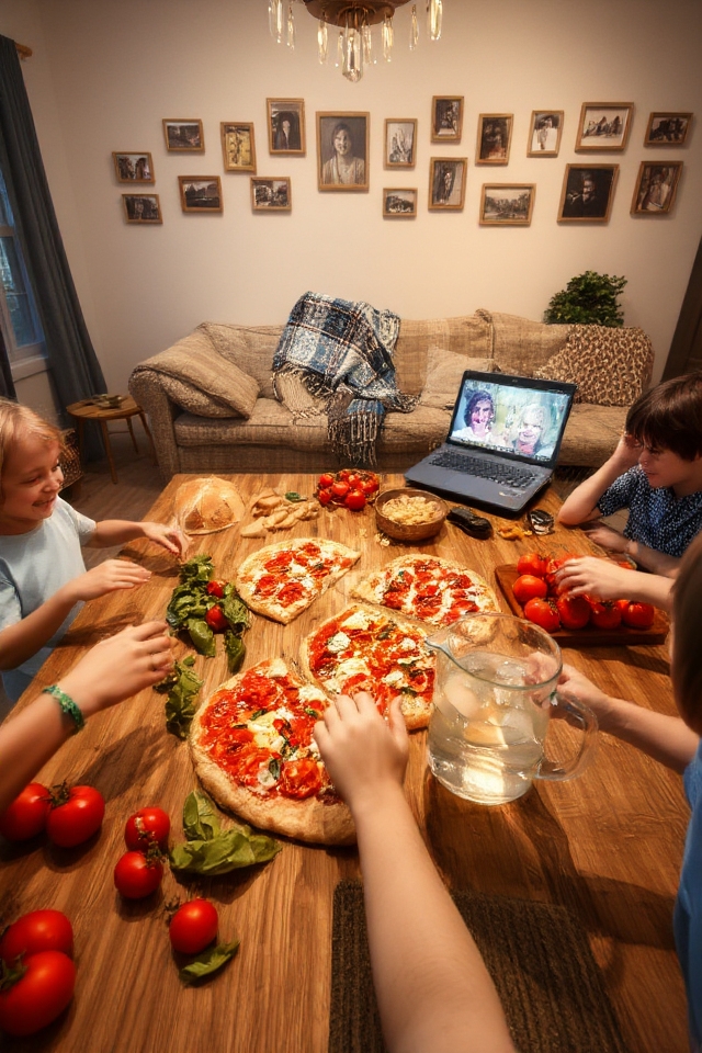 virtual pizza party connections