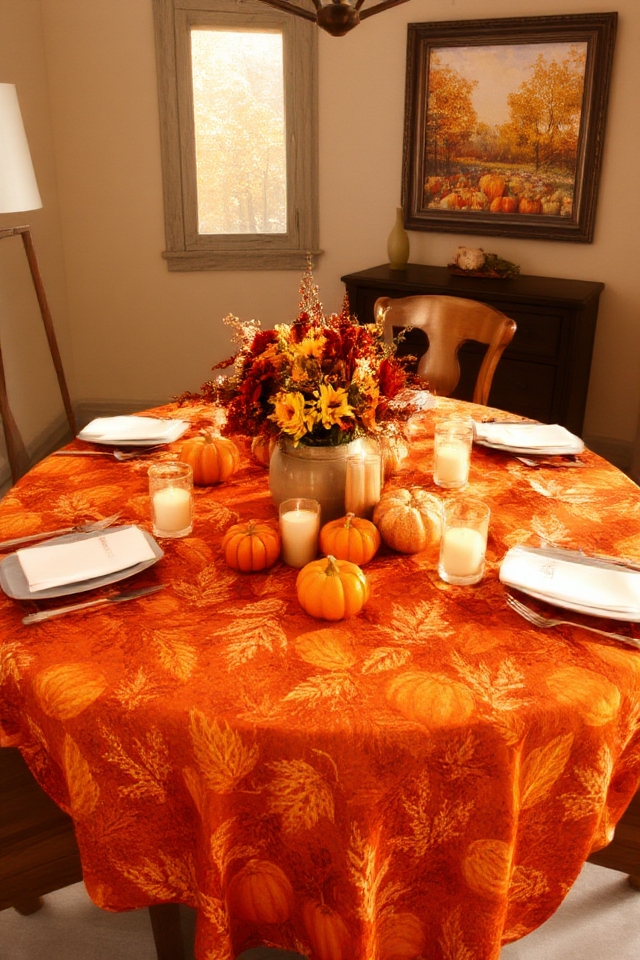 warm autumn dining d cor