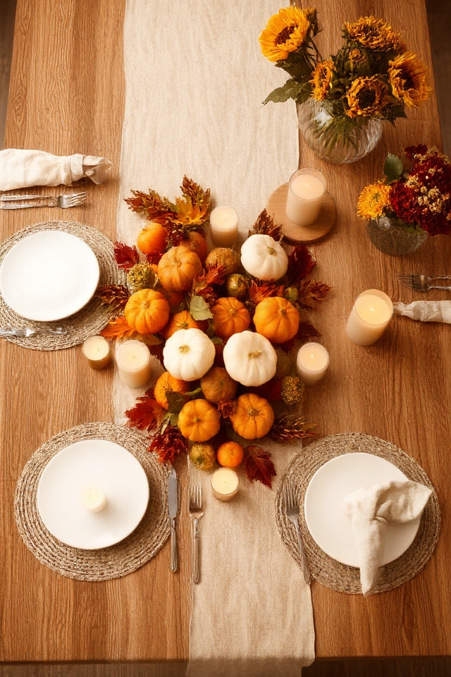 warm autumn dining experience
