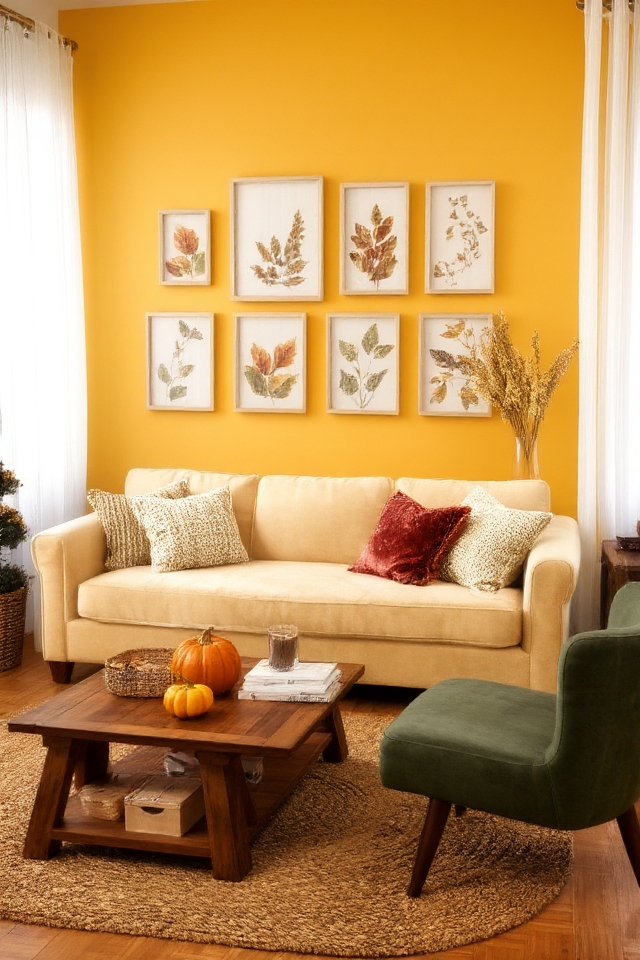 warm autumnal elegance decor