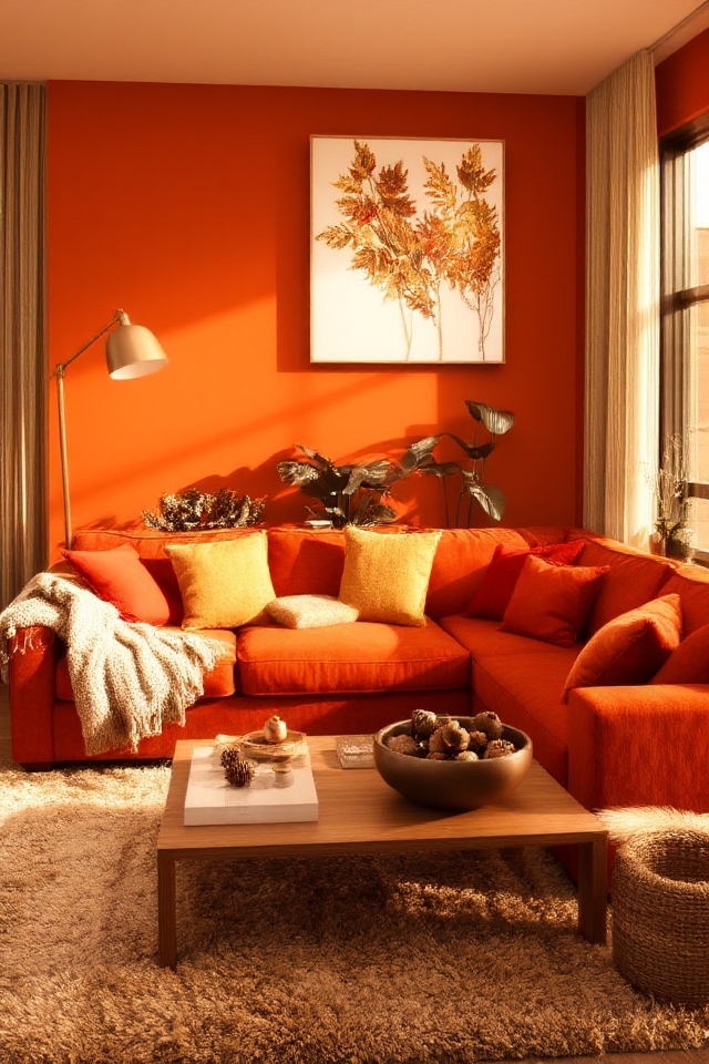 warm cozy autumn colors