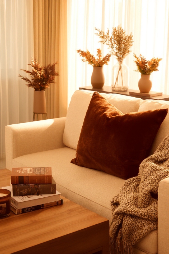 warm inviting earthy hues