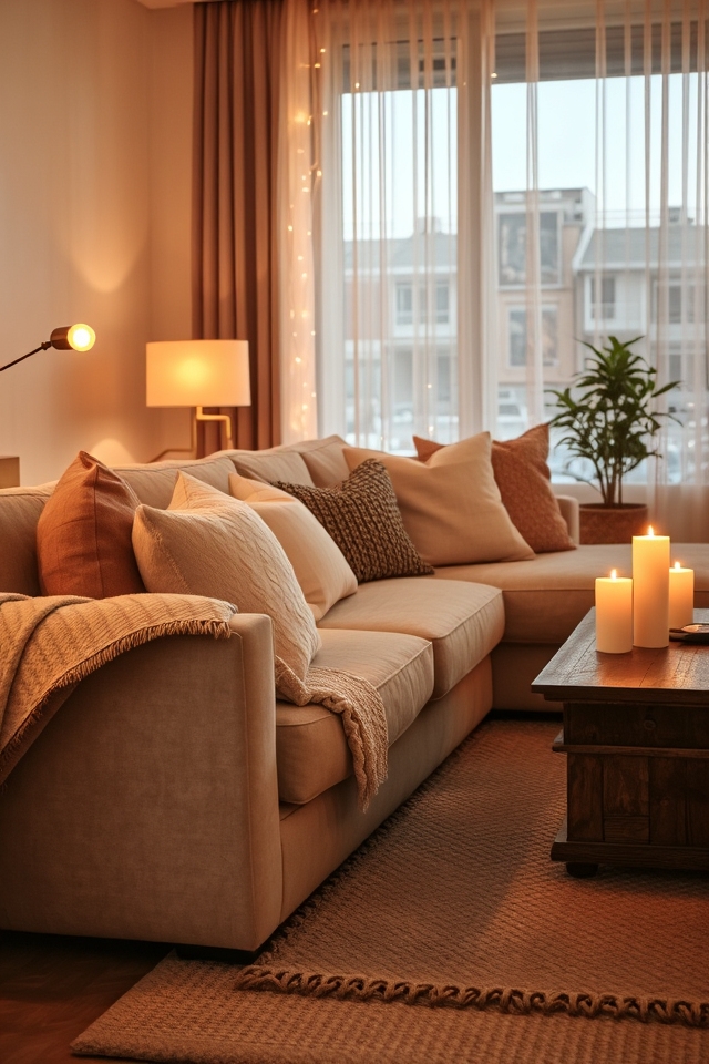 warm inviting soft lighting