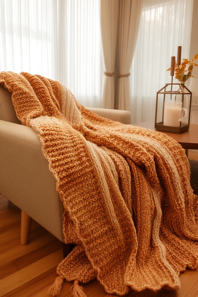 warm textured autumn decor