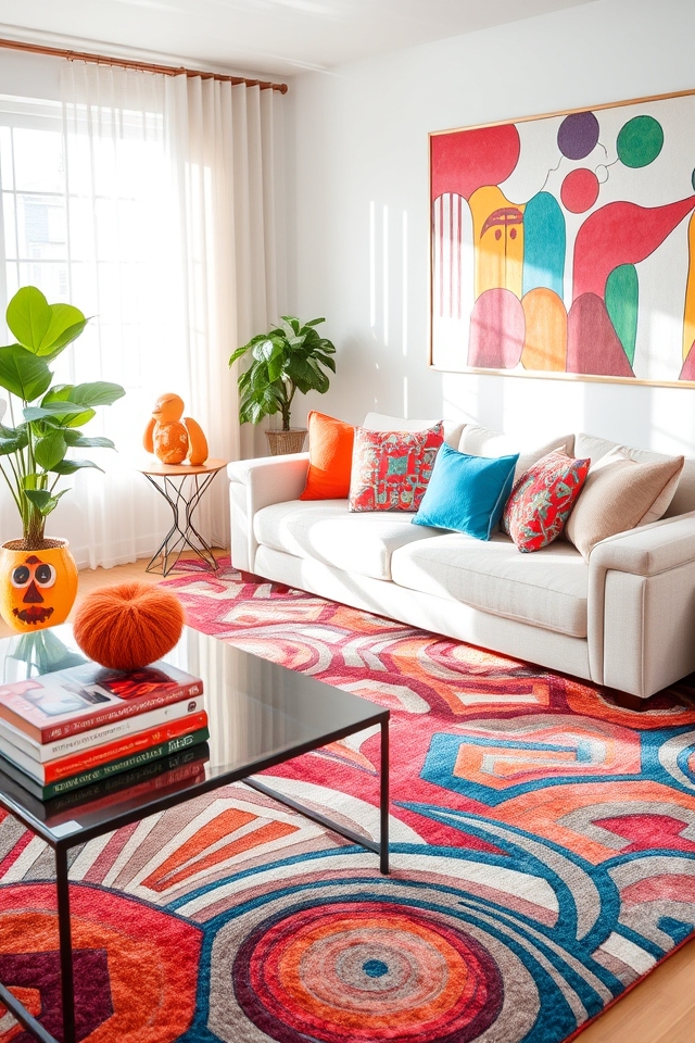whimsical and vibrant decor