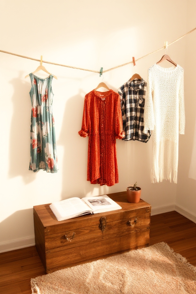 whimsical clothing display idea