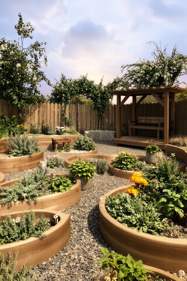 whimsical hobbit herb garden