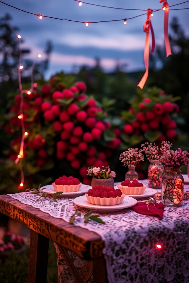 whimsical pink glowing ambiance