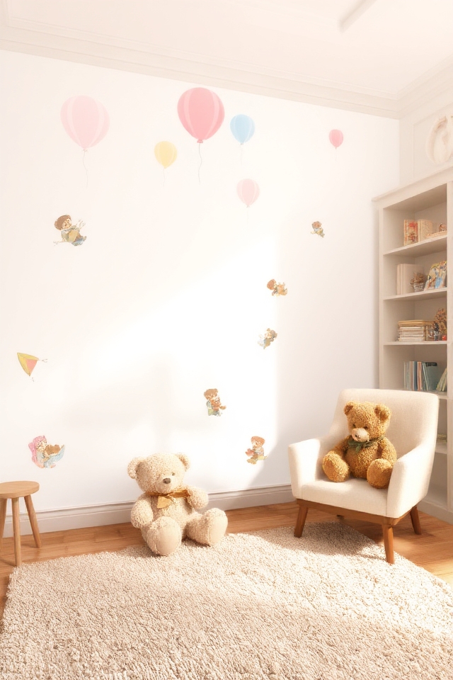 whimsical teddy bear decals