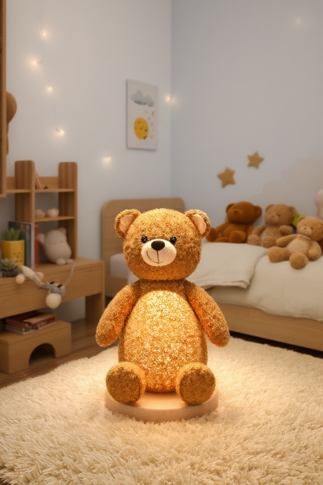 whimsical teddy bear lamps