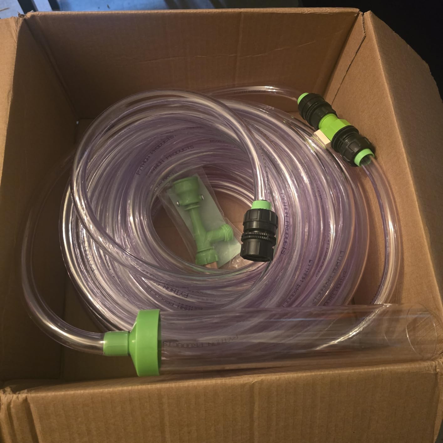 Python No Spill Clean and Fill Aquarium Maintenance System, Gravel Cleaner and Water Changer, 50 Foot - Customer Photo 1