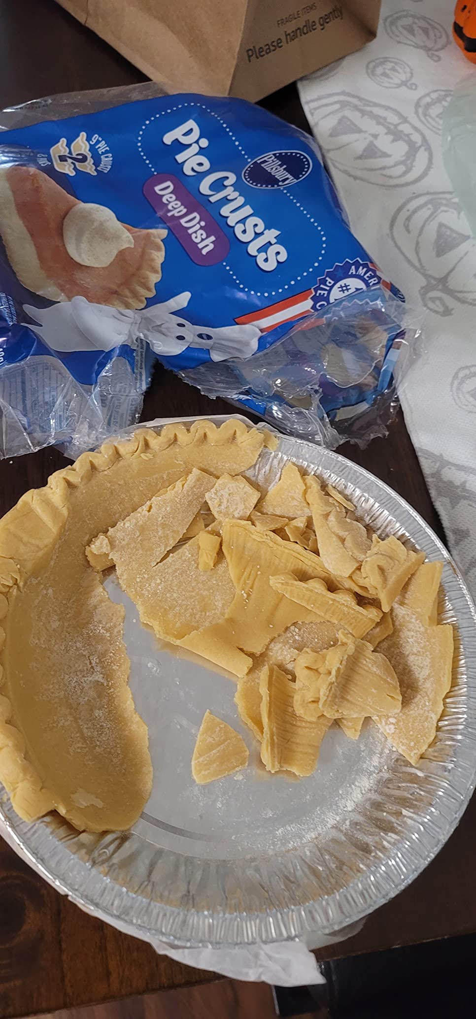 Pillsbury Frozen Pie Crust, Deep Dish, Two 9-Inch Pie Crusts and Pans, 2 Ct, 12 oz Customer Review Pillsbury Frozen Pie Crust, Deep Dish, Two 9-Inch Pie Crusts and Pans, 2 Ct, 12 oz - Customer Photo 2