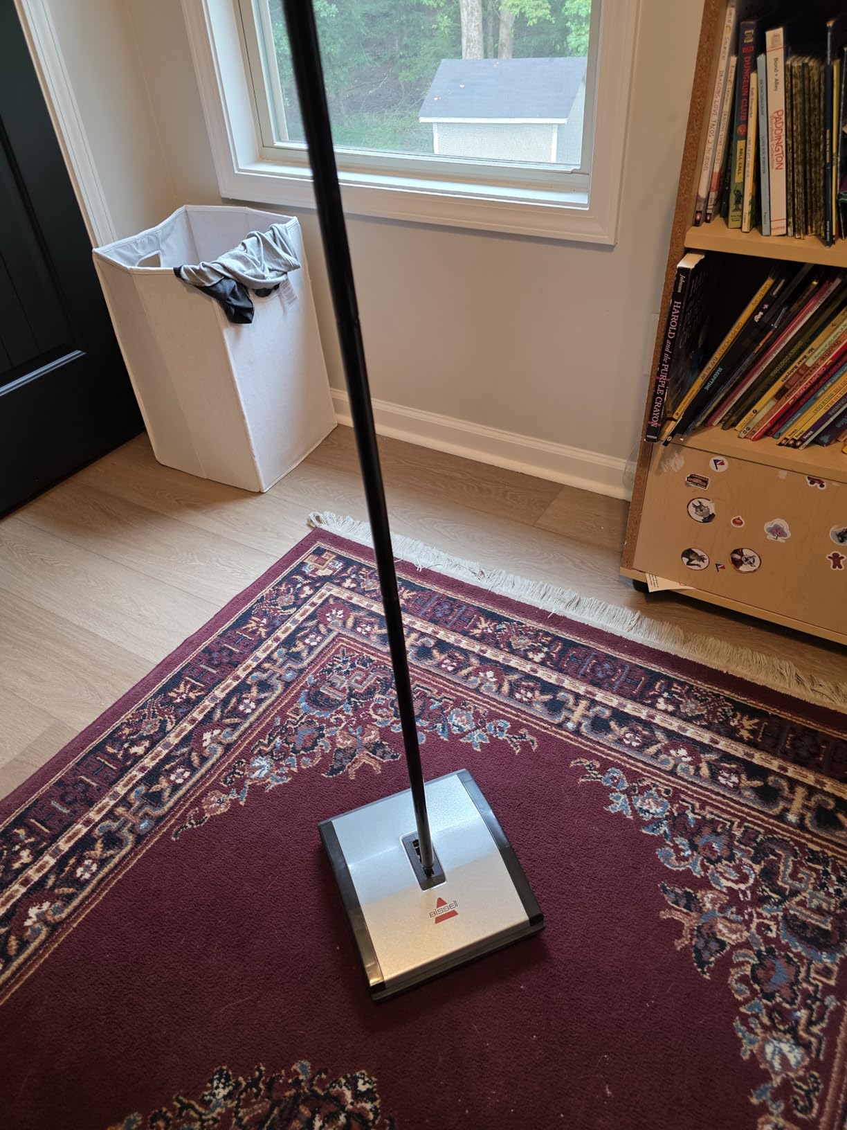 Bissell Natural Sweep Carpet and Floor Sweeper with Dual Brush Rotating System and 2 Corner Edge Brushes, 92N0A, 4.2 lb. Customer Review Bissell Natural Sweep Carpet and Floor Sweeper with Dual Brush Rotating System and 2 Corner Edge Brushes, 92N0A, 4.2 lb. - Customer Photo 1