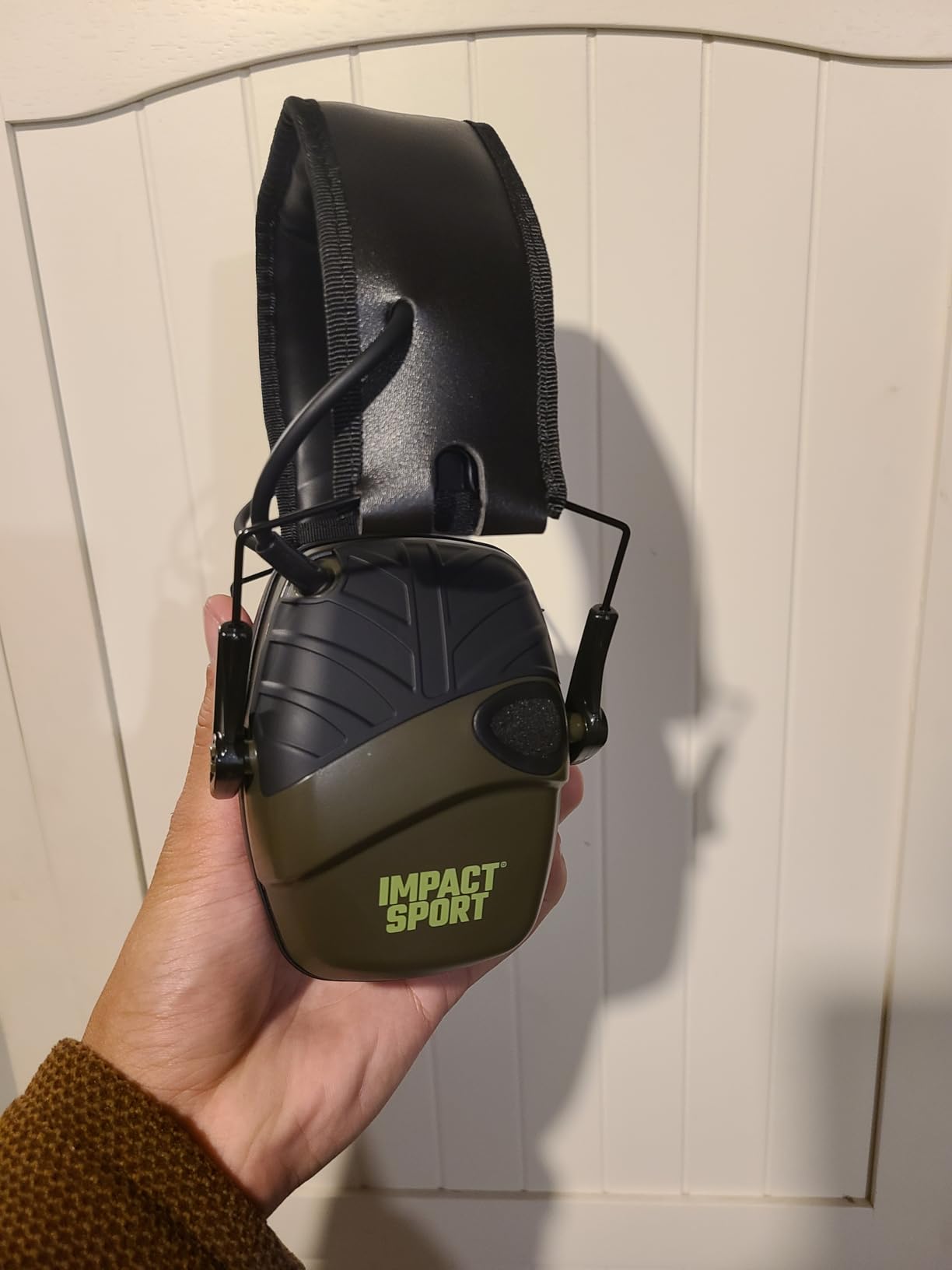 Howad Leight by Honeywell R-01526, Impact Sport Earmuffs, Olive Drab Green - Customer Photo 1