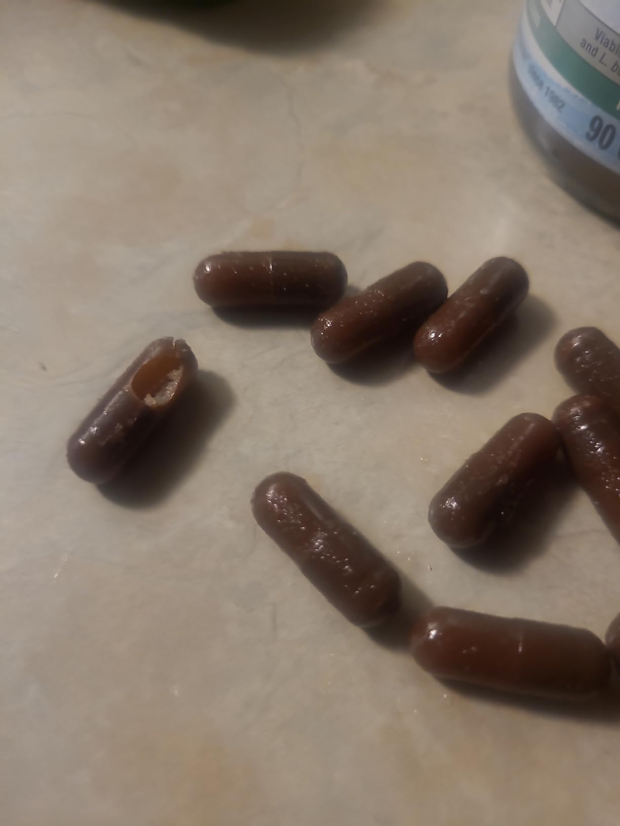 Natren Healthy Trinity Probiotics Supplement - 90 Dairy and Gluten Free Gel Capsules - Improve Gut and Digestive Health, 30 Billion CFU - Lactobacillus Acidophilus, Bifidobacterium, Bulgaricus - Customer Photo 1