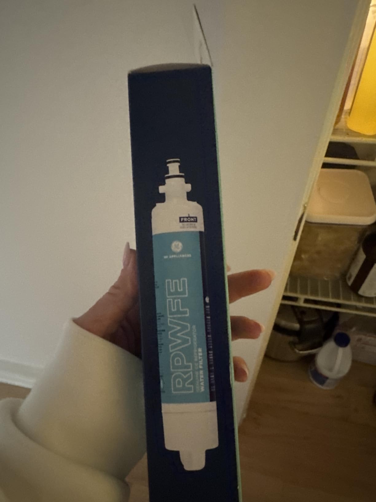 GE RPWFE Refrigerator Water Filter, Genuine Replacement Filter, Certified to Reduce Lead, Sulfur, and 50+ Other Impurities, Replace Every 6 Months for Best Results, Pack of 1 Customer Review GE RPWFE Refrigerator Water Filter, Genuine Replacement Filter, Certified to Reduce Lead, Sulfur, and 50+ Other Impurities, Replace Every 6 Months for Best Results, Pack of 1 - Customer Photo 1