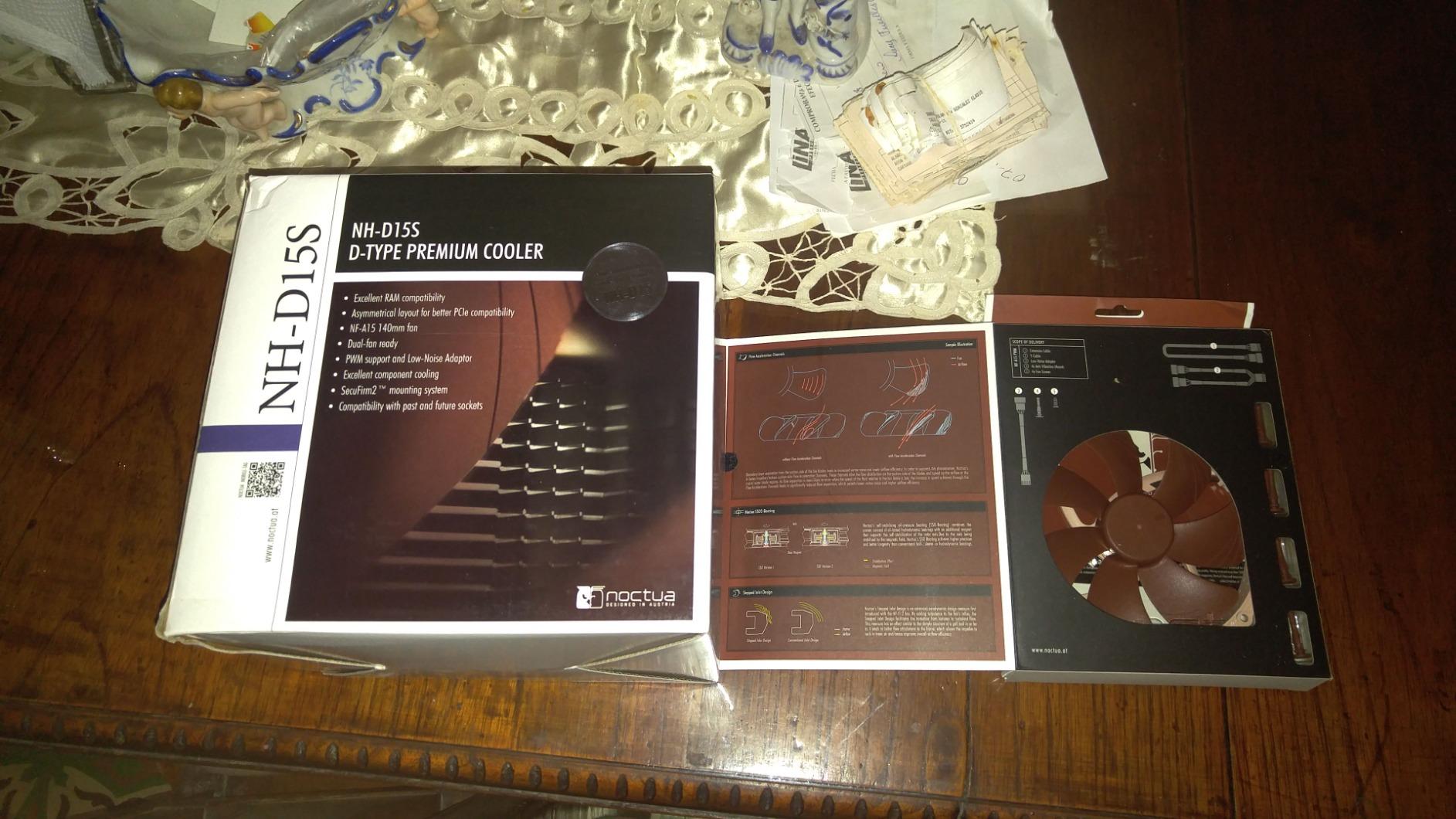 Noctua NF-A15 PWM, Premium Quiet Fan, 4-Pin (140mm, Brown) Customer Review Noctua NF-A15 PWM, Premium Quiet Fan, 4-Pin (140mm, Brown) - Customer Photo 1