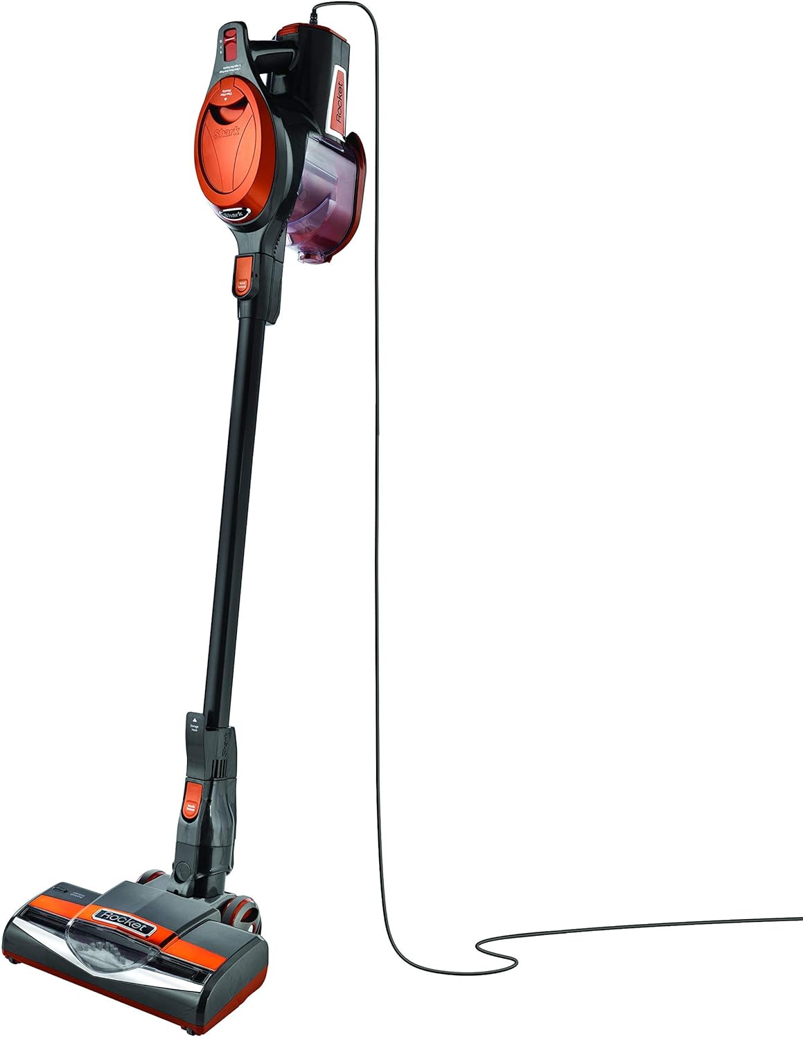 Shark Rocket Ultra-Light Corded Bagless Vacuum for Carpet and Hard Floor Cleaning with Swivel Steering (HV301), Gray/Orange Customer Review Shark Rocket Ultra-Light Corded Bagless Vacuum for Carpet and Hard Floor Cleaning with Swivel Steering (HV301), Gray/Orange - Customer Photo 1
