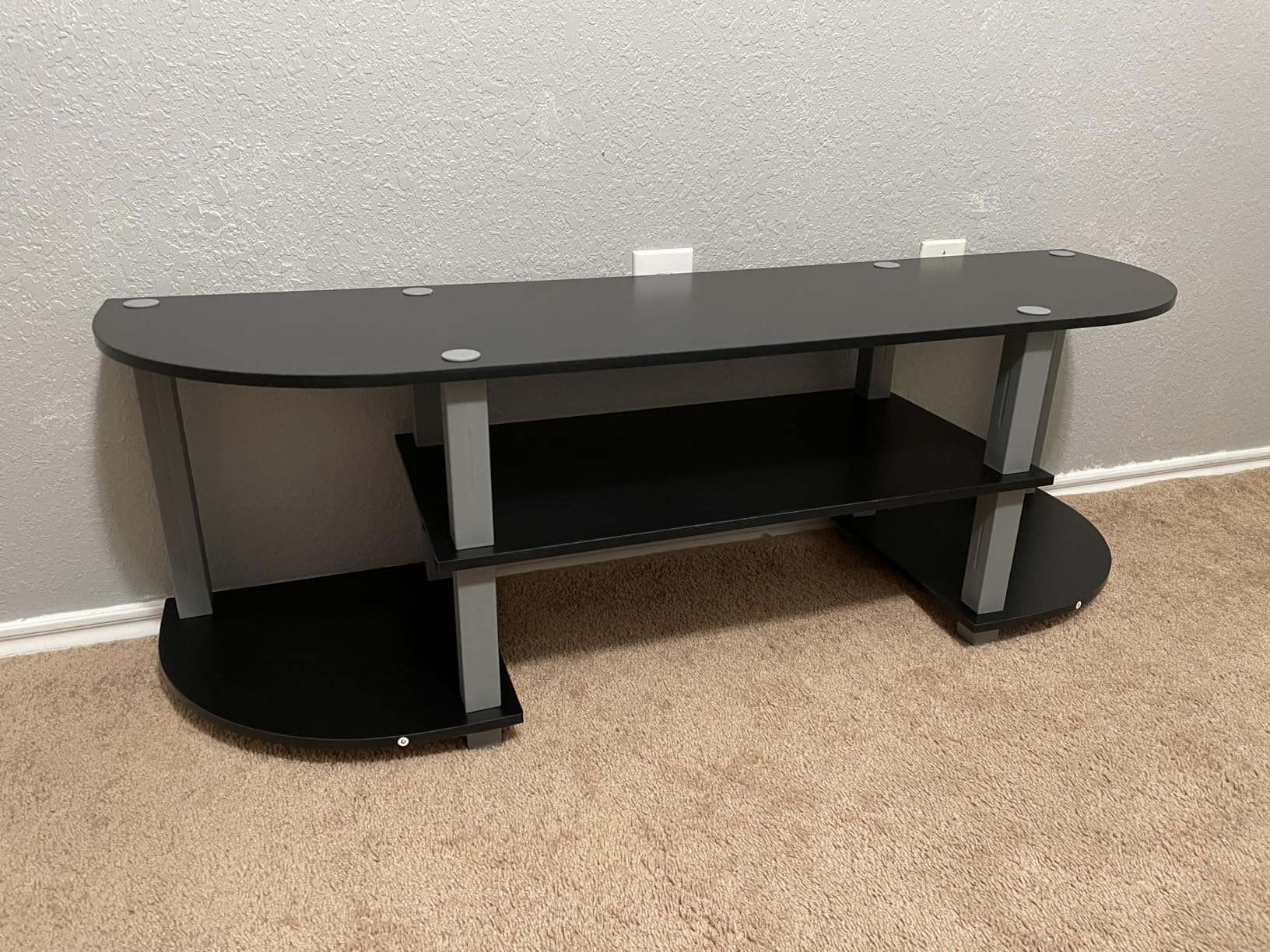 Furinno Turn-S-Tube Wide TV Entertainment Center, Espresso/Black Customer Review Furinno Turn-S-Tube Wide TV Entertainment Center, Espresso/Black - Customer Photo 1
