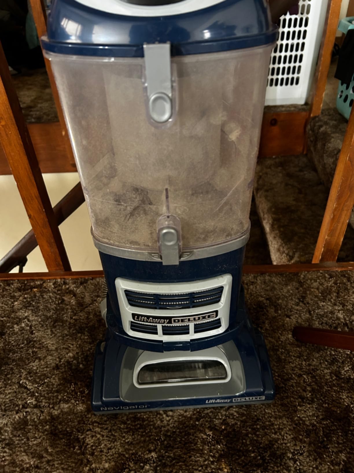 Shark Upright Vacuum, Navigator Lift-Away Deluxe with Large Dust Cup Capacity, HEPA Filter, Swivel Steering, Upholstery Tool & Crevice Tool, Blue, NV360 Customer Review Shark Upright Vacuum, Navigator Lift-Away Deluxe with Large Dust Cup Capacity, HEPA Filter, Swivel Steering, Upholstery Tool & Crevice Tool, Blue, NV360 - Customer Photo 2