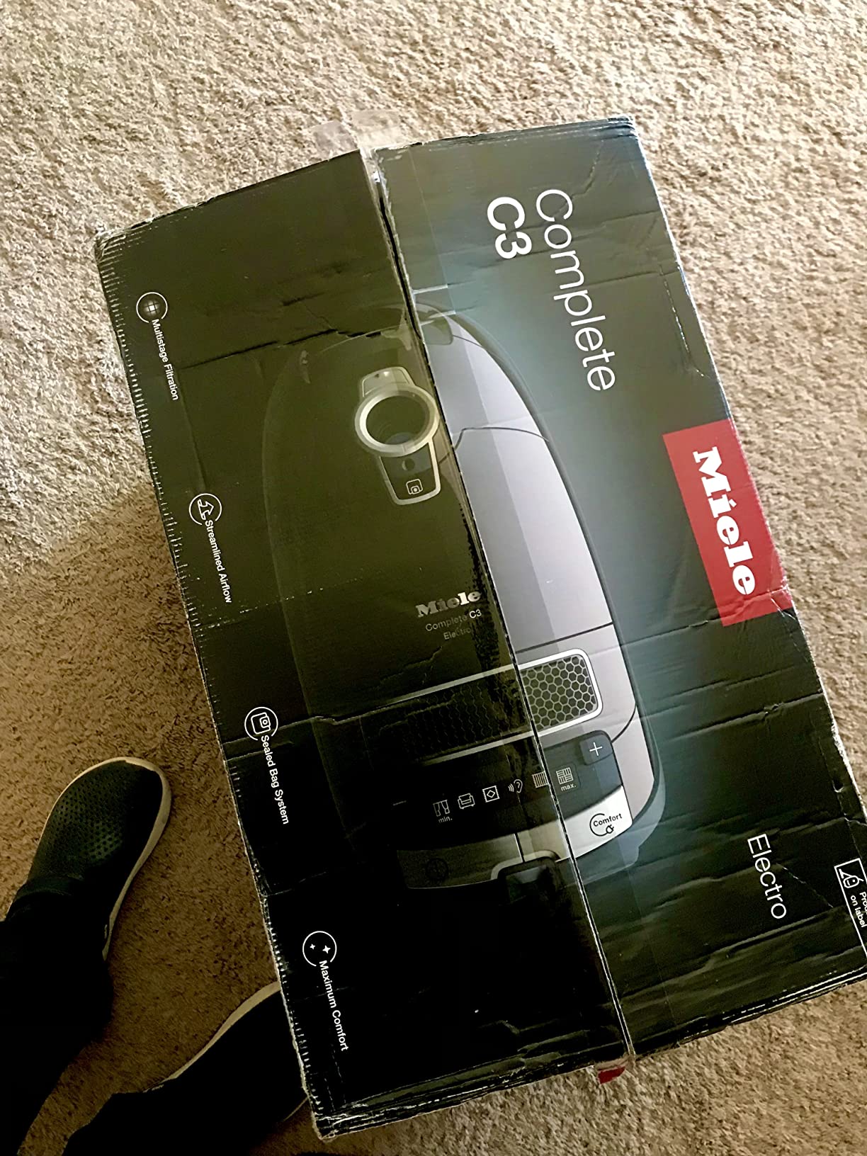 Miele Complete C3 Marin Bagged Canister Vacuum with Electrobrush Floorhead - Customer Photo 2