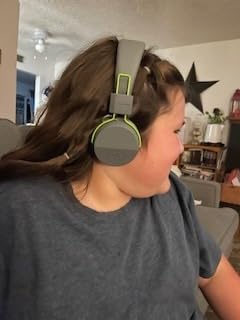 JLab Neon On-Ear Wired Headphones, Graphite/Blue, Feather Light, Ultra-Plush Eco Leather, 40mm Drivers, Guaranteed for Life Customer Review JLab Neon On-Ear Wired Headphones, Graphite/Blue, Feather Light, Ultra-Plush Eco Leather, 40mm Drivers, Guaranteed for Life - Customer Photo 1