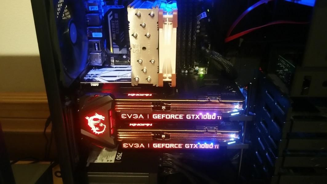 MSI Gaming 5K Video 60mm 2 Way SLI Bridge for GTX 1080 1070 Series Graphics Card (2WAY SLI HB Bridge M) - Customer Photo 1