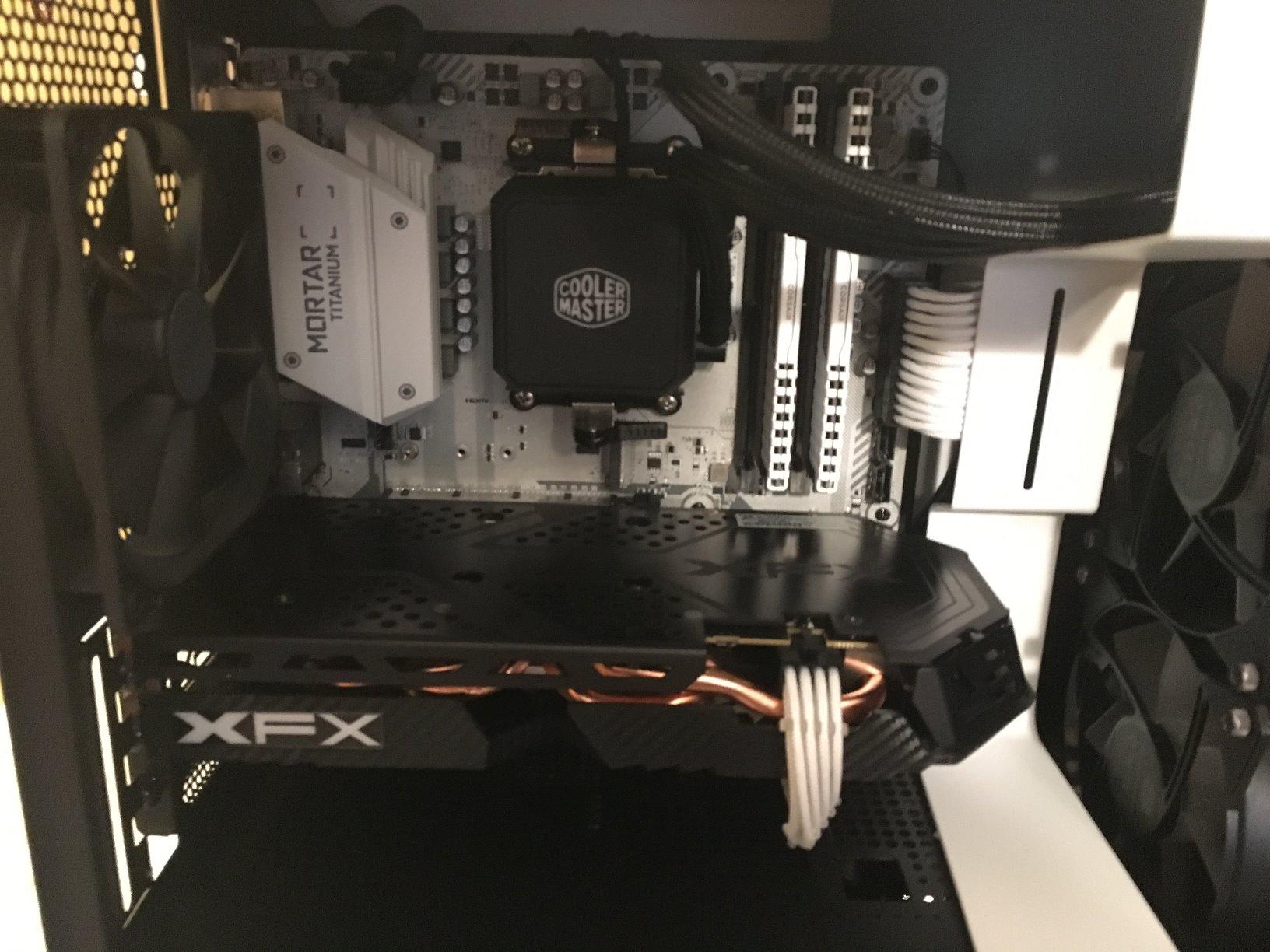 XFX Radeon RX 580 GTS XXX Edition 1386MHz OC+, 8GB GDDR5, VR Ready, Dual BIOS, 3xDP HDMI DVI, AMD Graphics Card (RX-580P8DFD6) Customer Review XFX Radeon RX 580 GTS XXX Edition 1386MHz OC+, 8GB GDDR5, VR Ready, Dual BIOS, 3xDP HDMI DVI, AMD Graphics Card (RX-580P8DFD6) - Customer Photo 1