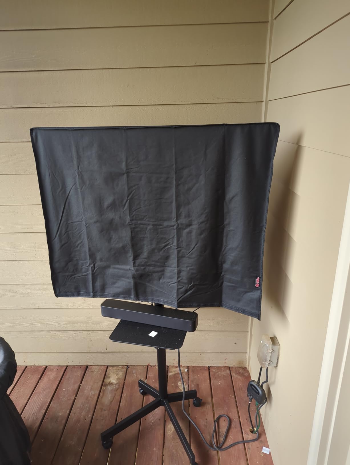 Outdoor TV Cover 40 to 43 inches, Waterproof and Weatherproof, Fits Up to 39.5''W x 25''H for Outside Flat Screen TV - Customer Photo 2
