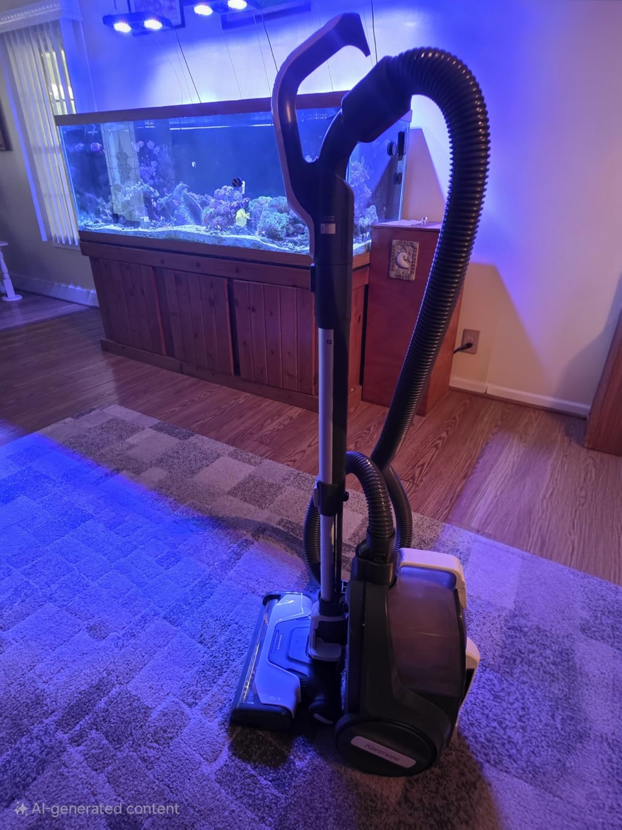 Kenmore 22614 Pet Friendly Lightweight Bagless Compact Canister Vacuum with Pet Powermate, HEPA, Extended Telescoping Wand, Retractable Cord and 2 Cleaning Tools-Purple Customer Review Kenmore 22614 Pet Friendly Lightweight Bagless Compact Canister Vacuum with Pet Powermate, HEPA, Extended Telescoping Wand, Retractable Cord and 2 Cleaning Tools-Purple - Customer Photo 1