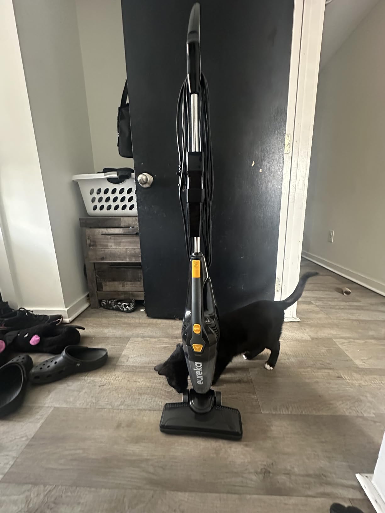 Eureka Blaze Stick Vacuum Cleaner, Powerful Suction 3-in-1 Small Handheld Vac with Filter for Hard Floor Lightweight Upright Home Pet Hair, Dark Black Customer Review Eureka Blaze Stick Vacuum Cleaner, Powerful Suction 3-in-1 Small Handheld Vac with Filter for Hard Floor Lightweight Upright Home Pet Hair, Dark Black - Customer Photo 3