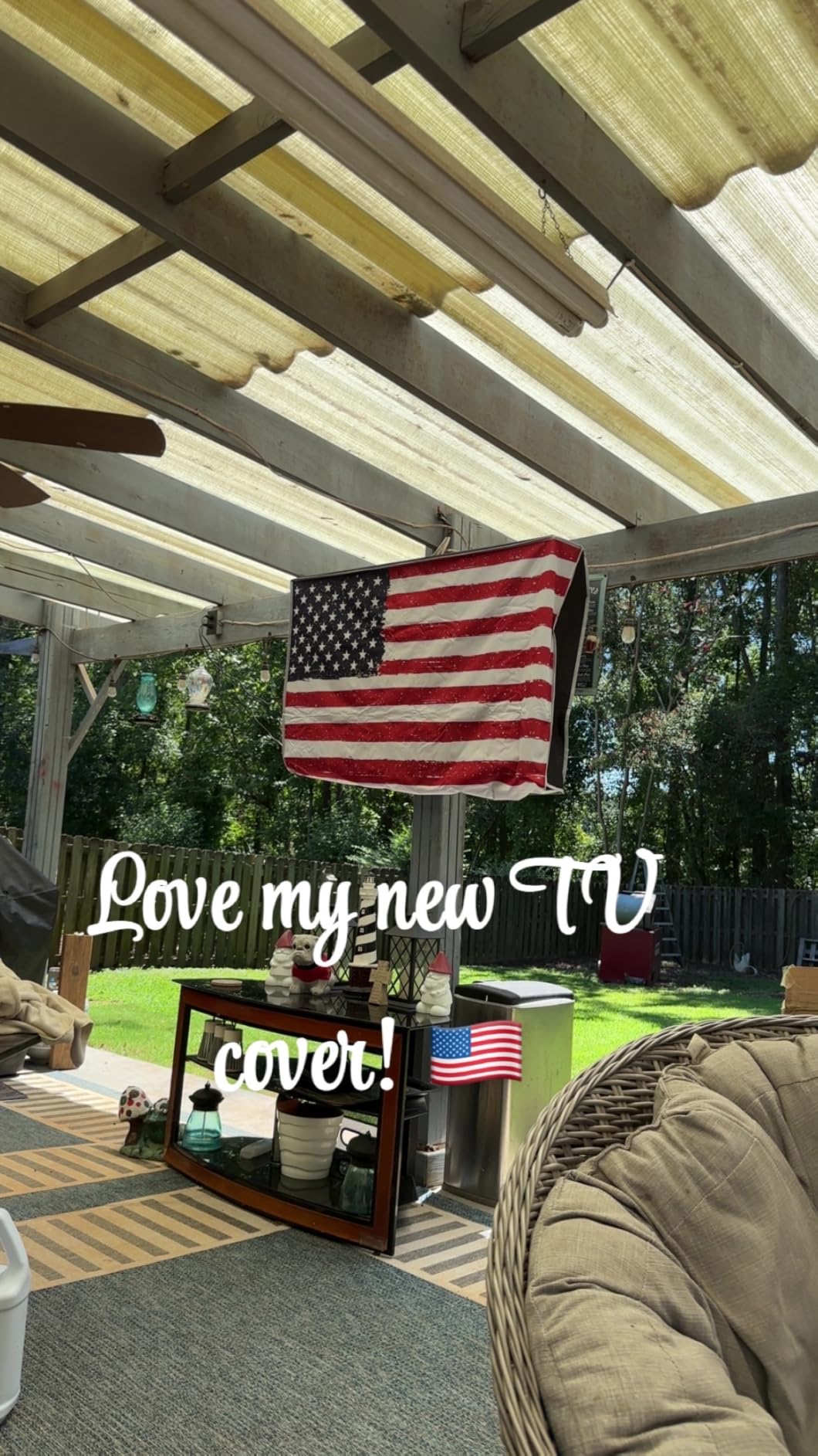 Outdoor TV Cover 65 Inch Waterproof and Weatherproof | TV Covers for Outside | Outdoor TV Enclosure | Smart Shield TV Screen Protector for Outside TV | Cover for Moving | TV Display Protectors - Customer Photo 1