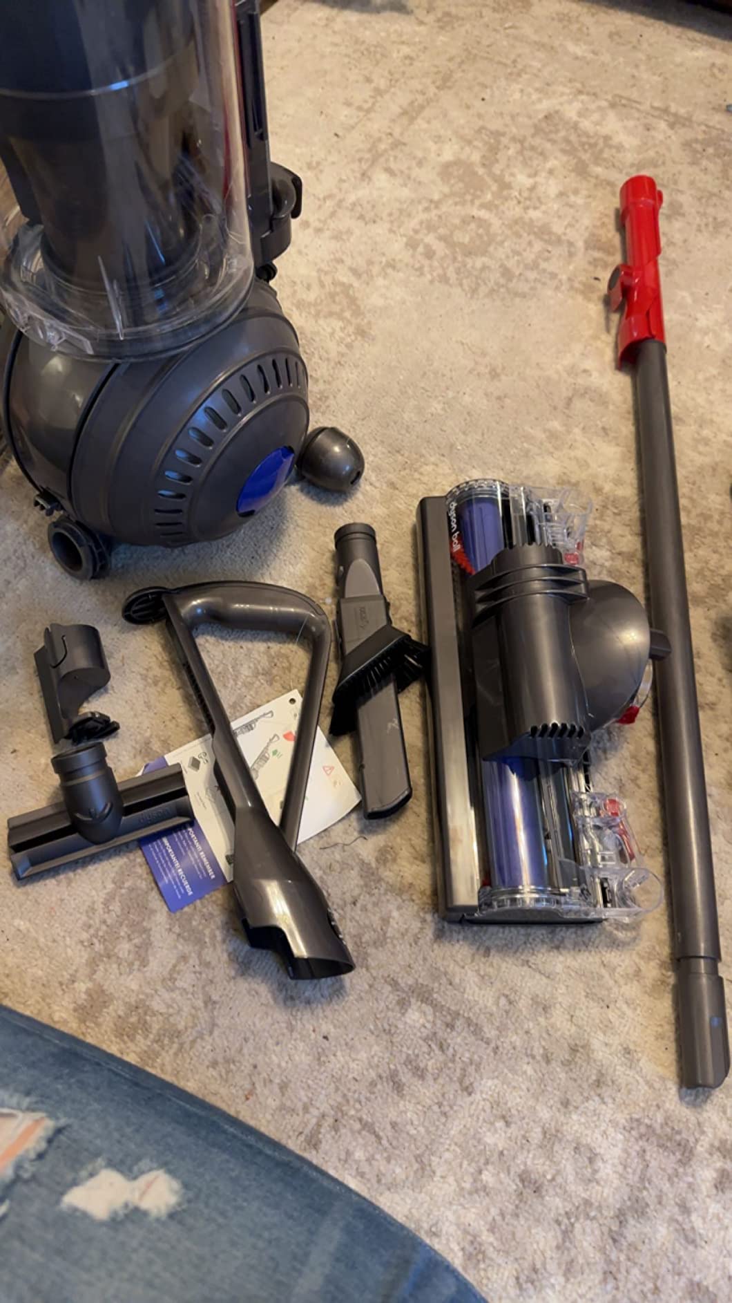 Dyson Ball Animal 2 Upright Corded Vacuum Cleaner: HEPA Filter, Height Adjustment, Self-Adjusting Cleaner Head, Telescopic Handle, Rotating Brushes, Fuchsia Customer Review Dyson Ball Animal 2 Upright Corded Vacuum Cleaner: HEPA Filter, Height Adjustment, Self-Adjusting Cleaner Head, Telescopic Handle, Rotating Brushes, Fuchsia - Customer Photo 2