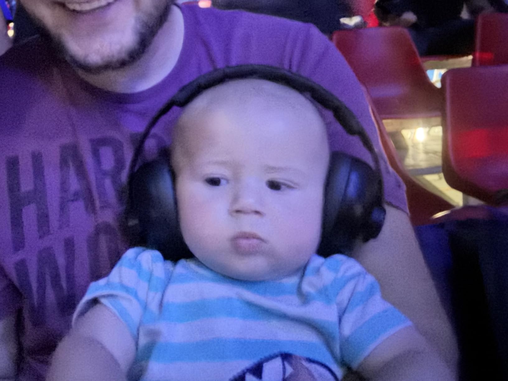 Baby Ear Protection Noise Cancelling Headphones for Babies for 3 Months to 3 Years (Blue) Customer Review Baby Ear Protection Noise Cancelling Headphones for Babies for 3 Months to 3 Years (Blue) - Customer Photo 1