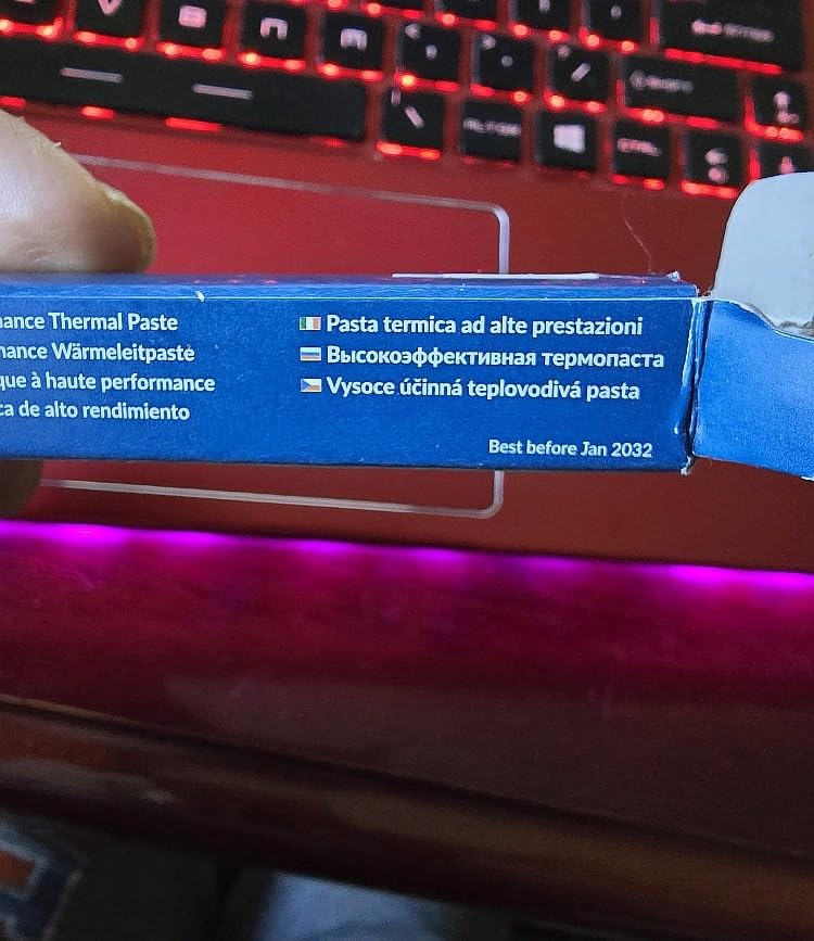 ARCTIC MX-4 (incl. Spatula, 4 g) - Premium Performance Thermal Paste for All Processors (CPU, GPU - PC), Very high Thermal Conductivity, Long Durability, Safe Application - Customer Photo 2
