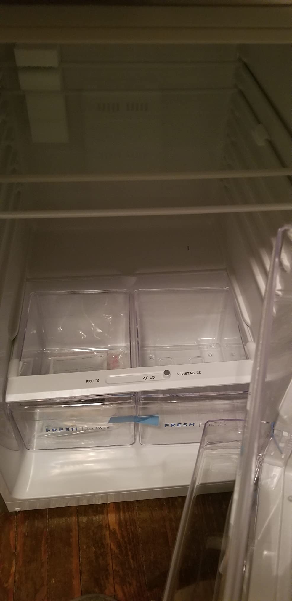 Frigidaire 11.6 Cu. Ft. Compact ADA Top Freezer Refrigerator in Brushed Steel with Electronic Control Panel, Reversible Door Swing, ENERGY STAR Customer Review Frigidaire 11.6 Cu. Ft. Compact ADA Top Freezer Refrigerator in Brushed Steel with Electronic Control Panel, Reversible Door Swing, ENERGY STAR - Customer Photo 1