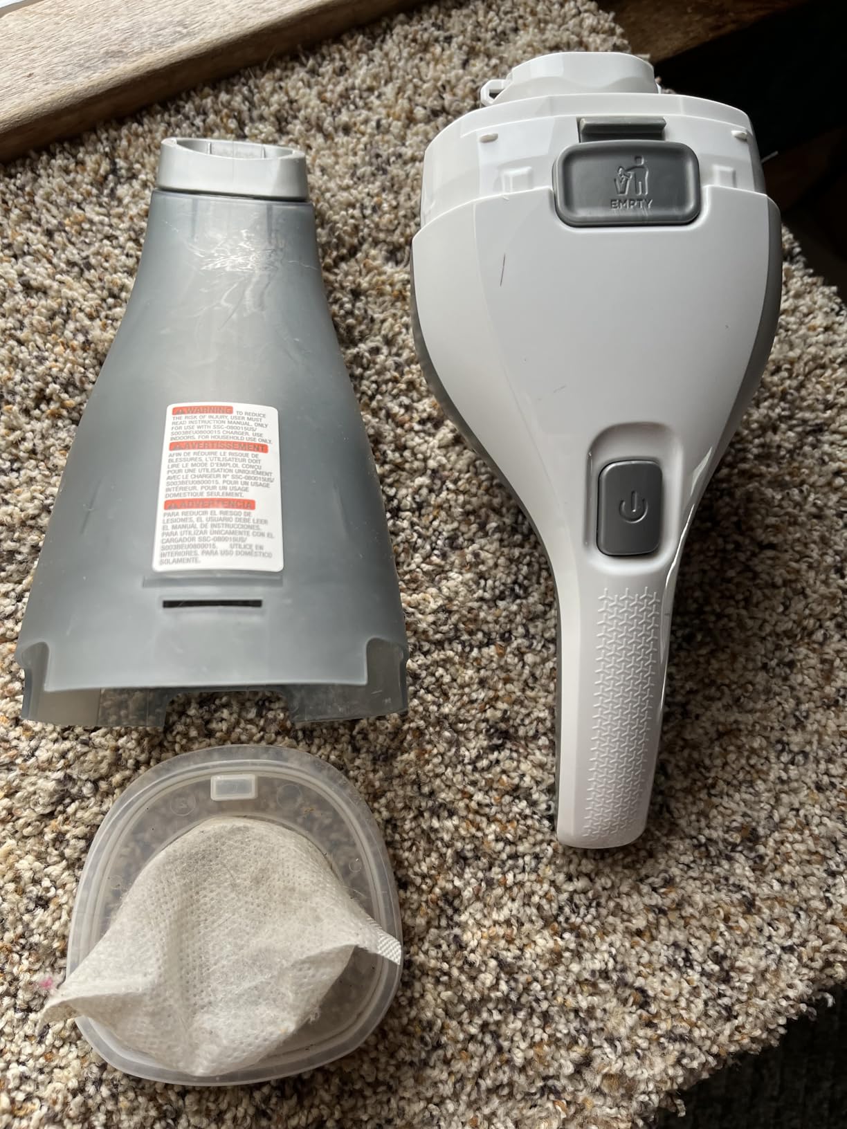 BLACK+DECKER dustbuster QuickClean Cordless Handheld Vacuum, Car Vacuum Portable (HNVC215B10) - Customer Photo 2