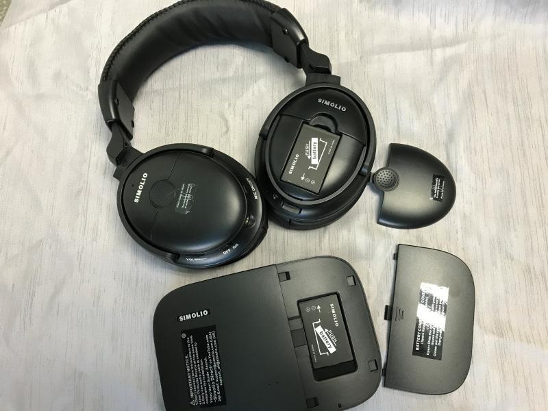 SIMOLIO Wireless TV Headphones with Clear Dialog Mode, Enhanced Voice & Spare Battery for Seniors & Hard of Hearing, L/R Balance Volume Control, No Audio Lag, 100FT Range Customer Review SIMOLIO Wireless TV Headphones with Clear Dialog Mode, Enhanced Voice & Spare Battery for Seniors & Hard of Hearing, L/R Balance Volume Control, No Audio Lag, 100FT Range - Customer Photo 1