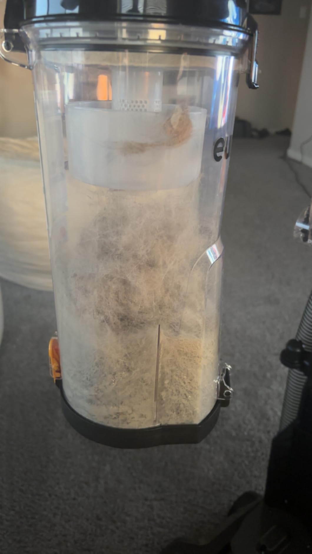Eureka NEU182B PowerSpeed Bagless Upright Vacuum Cleaner, Purple Customer Review Eureka NEU182B PowerSpeed Bagless Upright Vacuum Cleaner, Purple - Customer Photo 2