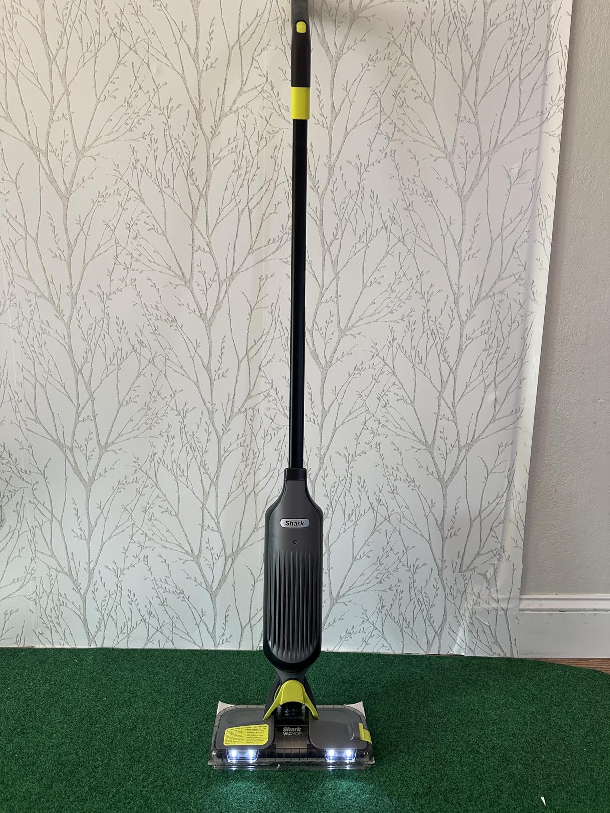 Shark VACMOP Cordless Hard Floor Cleaner, Vacuum and Spray Mop, Powerful Suction, Lightweight, LED Headlights, Includes 4 Disposable Pads, 12oz Multi-surface Cleaning Solution, Gray, VM252 Customer Review Shark VACMOP Cordless Hard Floor Cleaner, Vacuum and Spray Mop, Powerful Suction, Lightweight, LED Headlights, Includes 4 Disposable Pads, 12oz Multi-surface Cleaning Solution, Gray, VM252 - Customer Photo 1